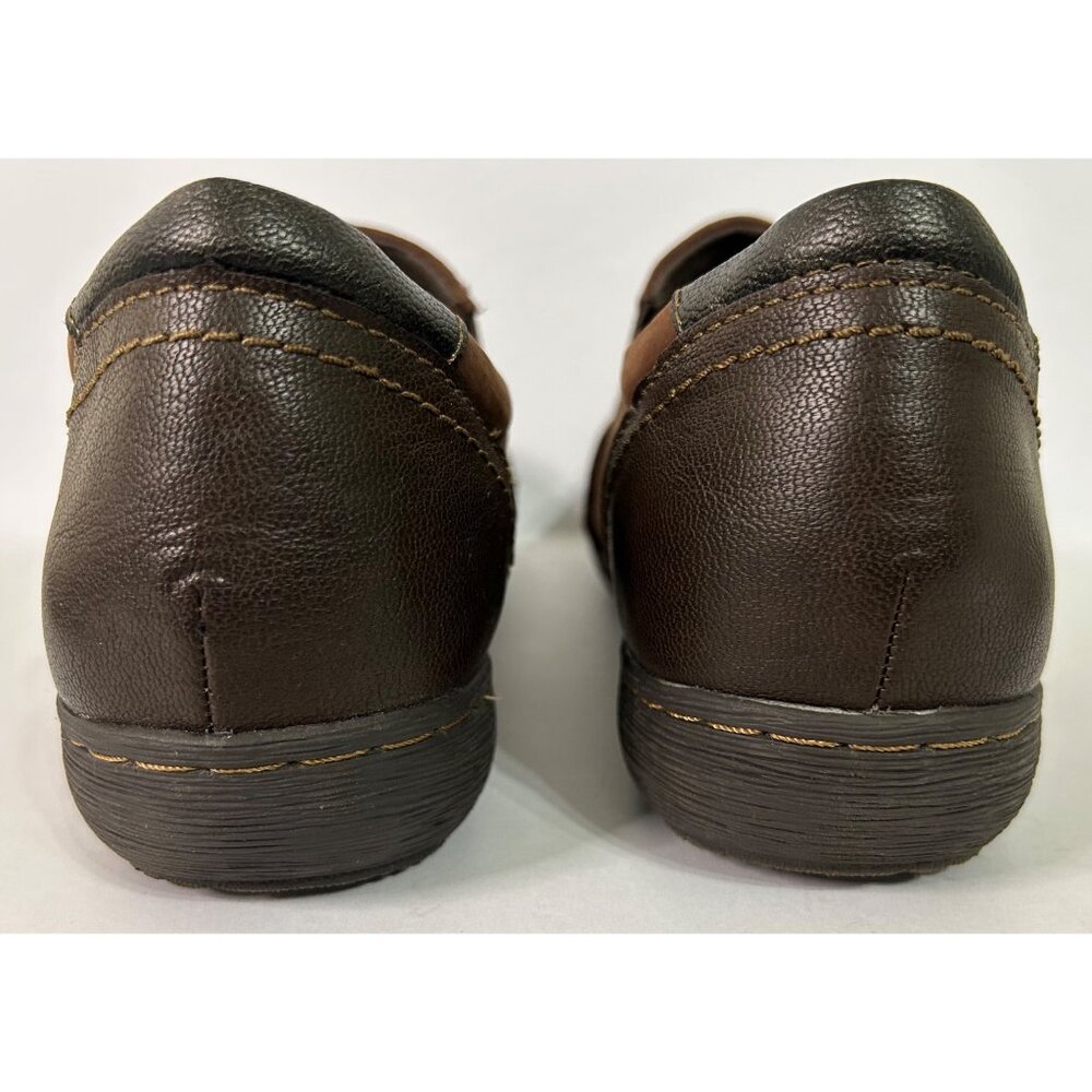 Earth Origins Men's Brown Leather Slip-On Casual Comfortable Shoes Size 11W - Picture 4 of 9